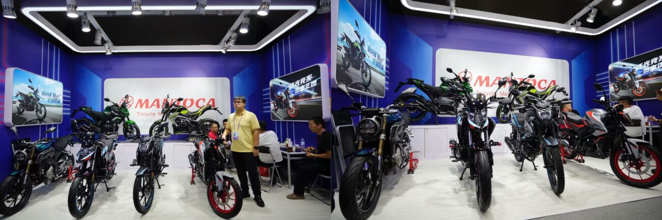 MANTOCA International booth showing trade services with display scooter