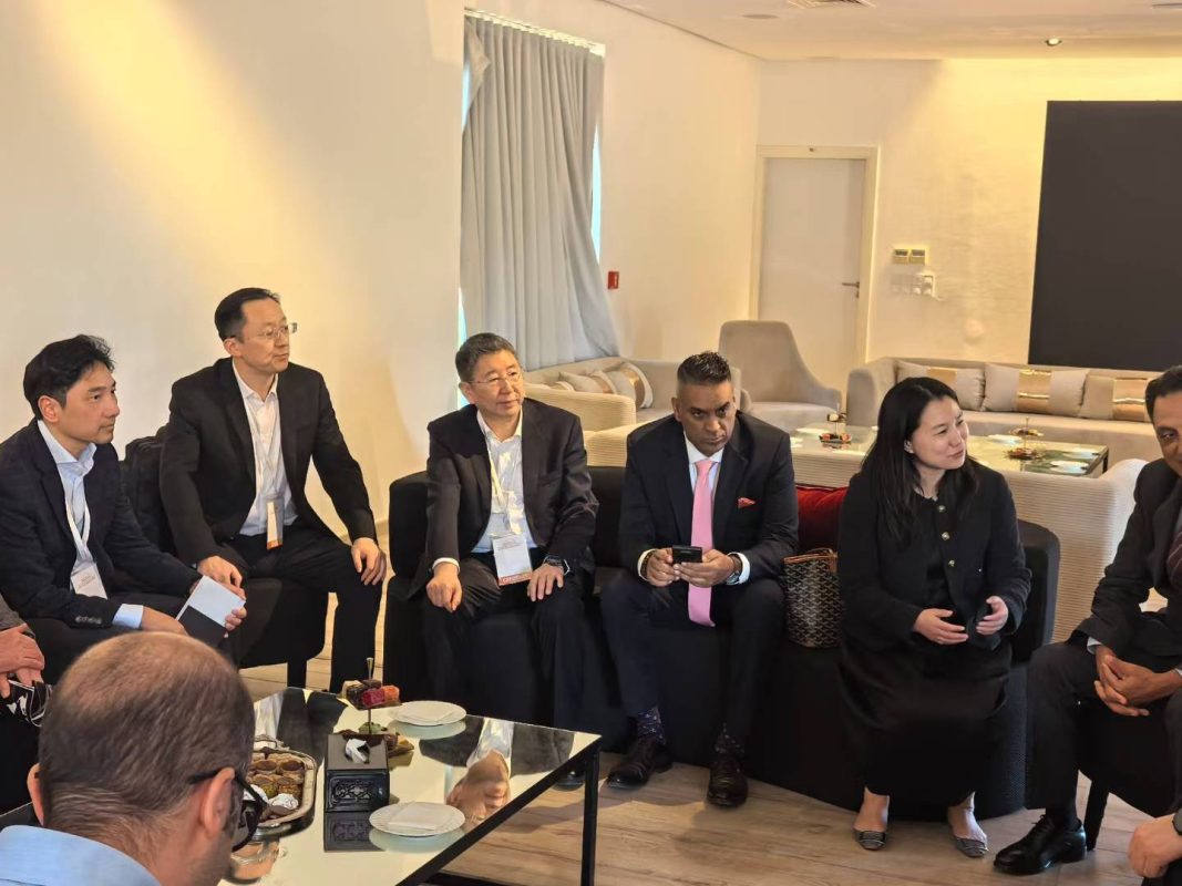 Xishan exhibitors presenting electric scooters and motorcycles at the first Morocco New Energy and Energy Storage Expo.