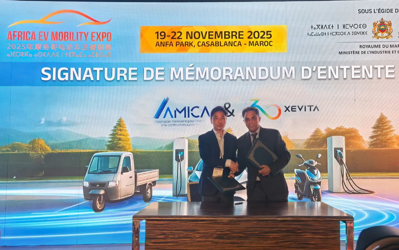 XEVITA and AMICA signing a cooperation agreement on electric two-wheeler development in Morocco