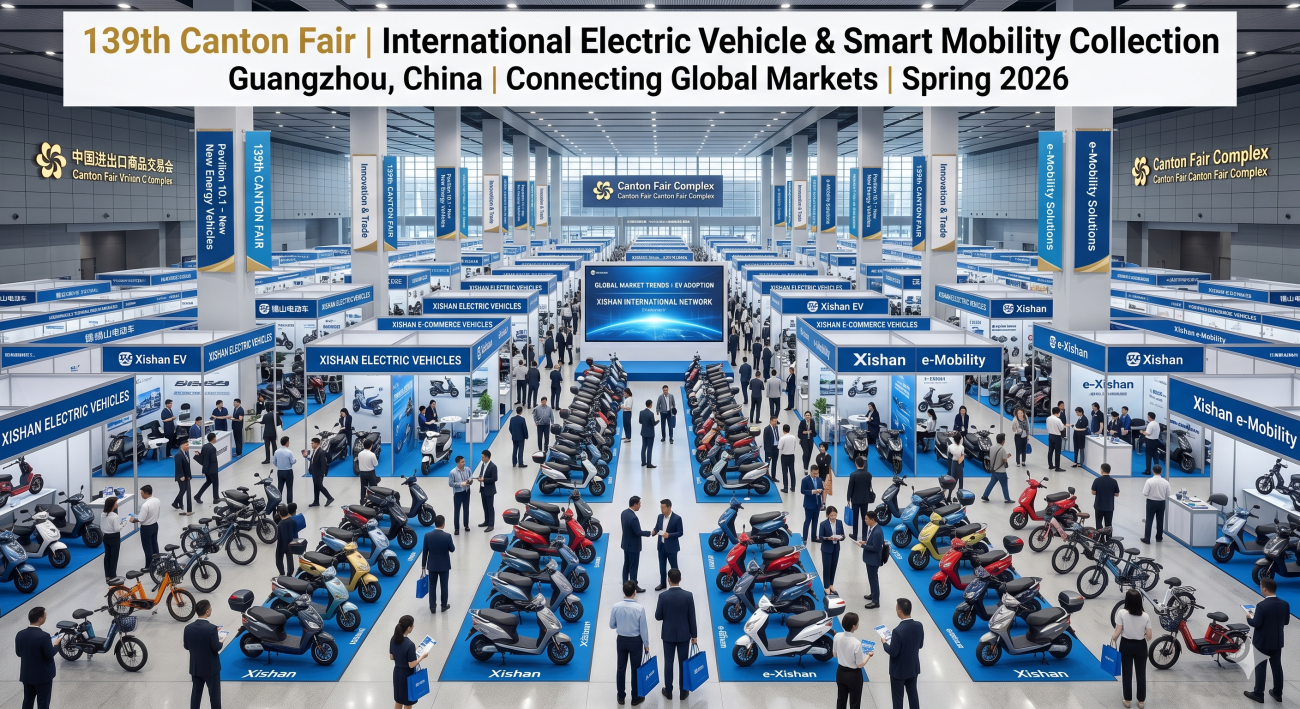 Xishan EV at the 139th Canton Fair booth lineup