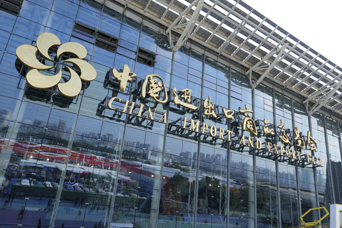 China Import and Export Fair Canton Fair Guangzhou entrance for global buyers sourcing electric scooter manufacturers